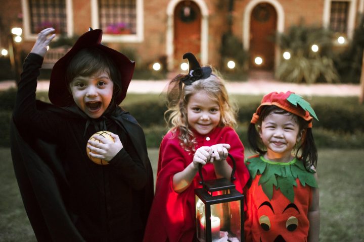 Little kids trick or treating
