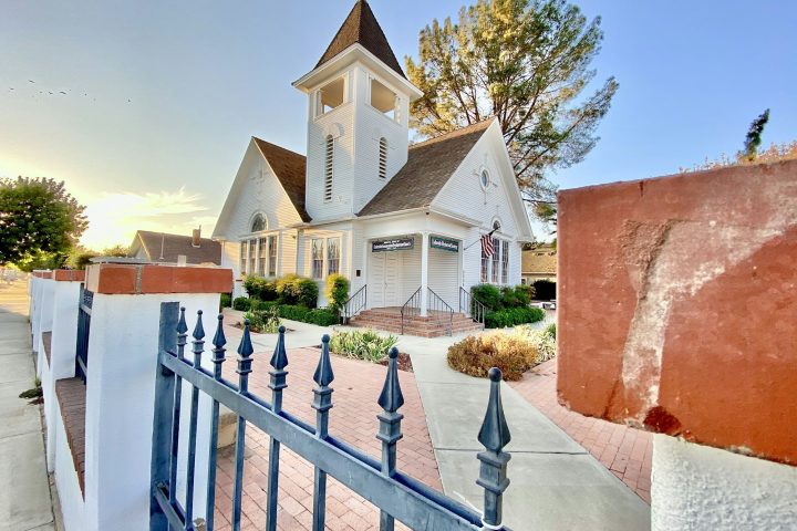 Historic church building in Lakeside